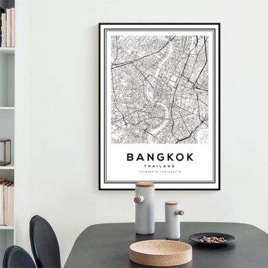 Thailand Metro Map Canvas Art - Image 2