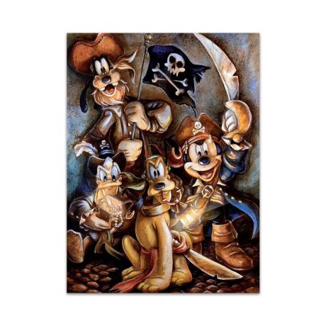 Mickey Mouse and Donald Duck Canvas Art - Image 6