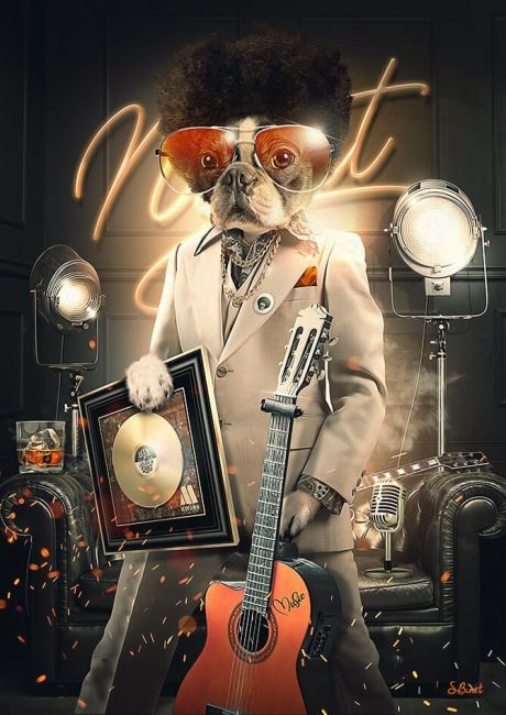 Fictional Animal Figures Canvas Art - Image 10