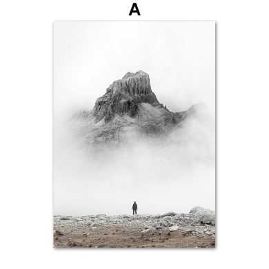 Glacier Volcano Rock Canvas Art - Image 5