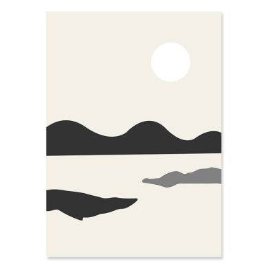 Boho Abstract Line Geometric Gallery Wall Canvas Art - Image 5
