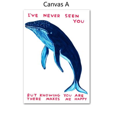 David Shrigley's Paintings Canvas Art - Image 7