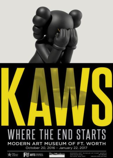 Soulages Kaws Canvas Art - Image 9