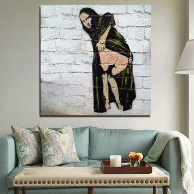 Mona Lisa's Bare Booty Canvas Art - Image 4