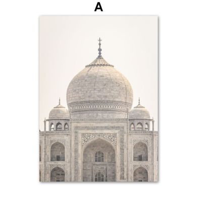 Middle Eastern Architecture Gallery Wall Canvas Art - Image 5