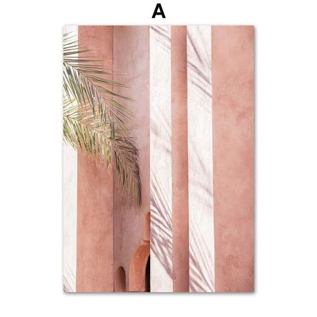 Moroccan Pool Resort Gallery Wall Canvas Art - Image 5
