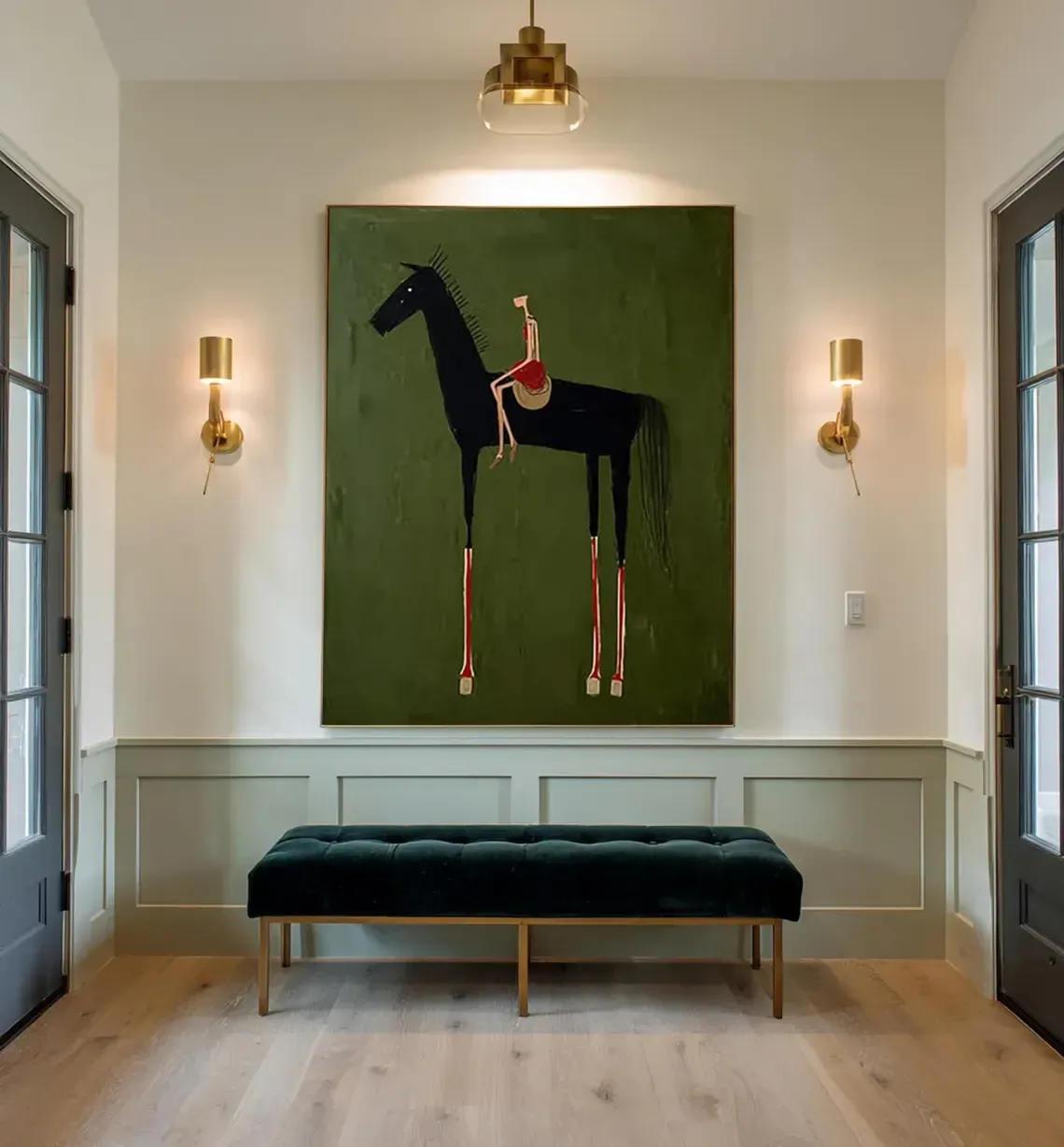 Horse Rider Wall Art Print