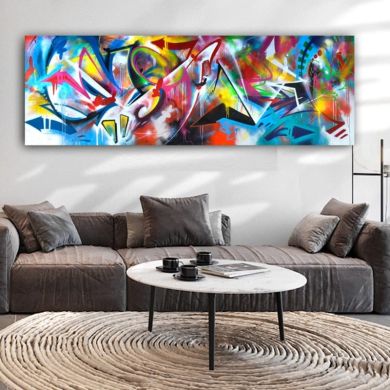 Abstract Colors Canvas Art - Image 2