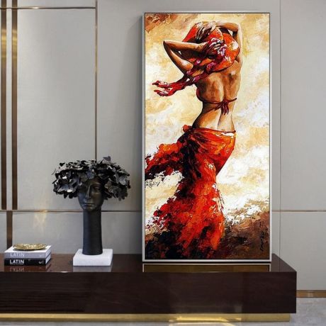 Beauty In Red Canvas Art - Image 2