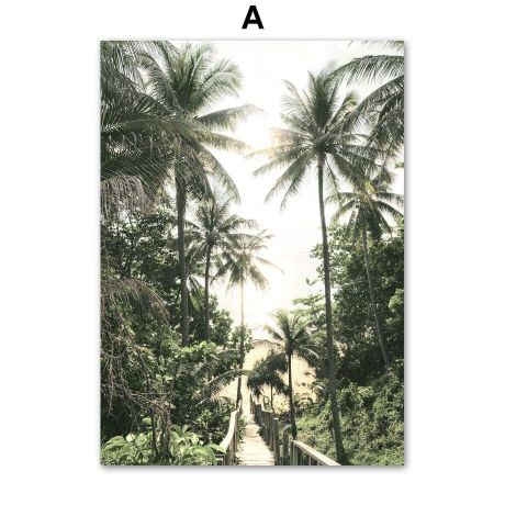 Bamboo Forest Succulents Canvas Art - Image 5