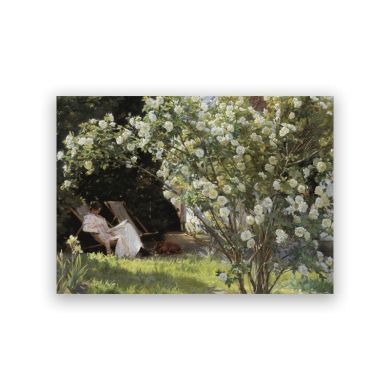 Vintage Woman Reading Gallery Wall Canvas Art - Image 8