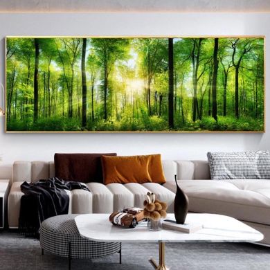 Landscape Forest Tree Canvas Art - Image 3