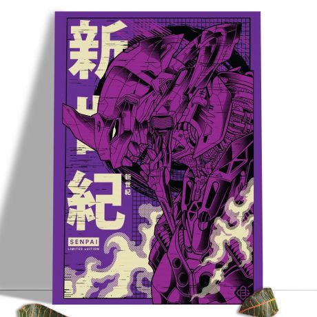 Anime EVA Poster Canvas Art - Image 5