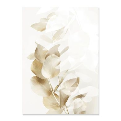 Boho Golden Eucalyptus Leaves Gallery Wall Canvas Art - Image 9