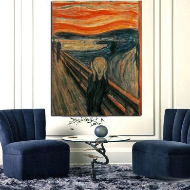 Edvard Munch's The Scream Canvas Art - Image 2