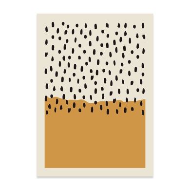 Boho Minimalist Abstract Dots Canvas Art - Image 6