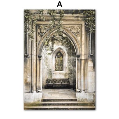 Roman Architecture Gallery Wall Canvas Art - Image 5