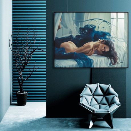 Erotica Beautiful Dancing Nude Lady Canvas Art - Image 8