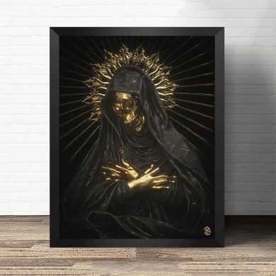 Gothic Skull Angel Canvas Art - Image 5