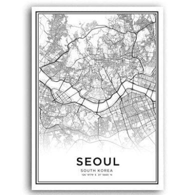 Sareureuk Seoul Metro Map Canvas Art - Image 5