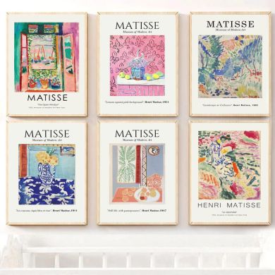 Vintage Henri Matisse Retro Canvas Art - Image 3