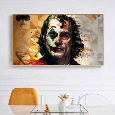 Abstract Joker Face Canvas Art - Image 4