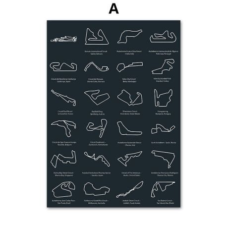 Formula 1 Race Track Canvas Art - Image 5