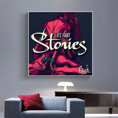 Submissive Bondage Sexy Nude Lover Canvas Art - Image 4