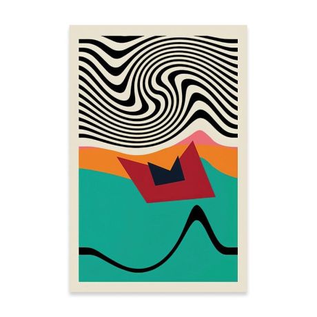 Color Blocks Canvas Art - Image 7