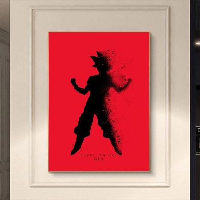 Super Saiyan God Canvas Art - Image 2