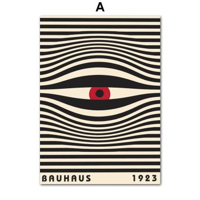 Bauhaus Abstract Geometry Canvas Art - Image 7