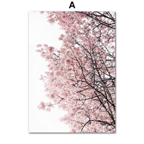 Pink Begonia Flower Gallery Wall Canvas Art - Image 6