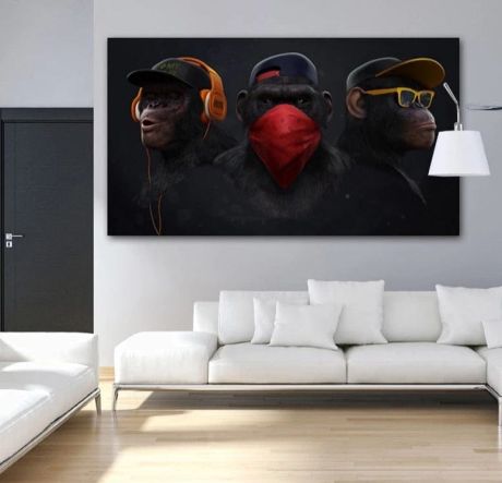 The Apes Canvas Art - Image 6