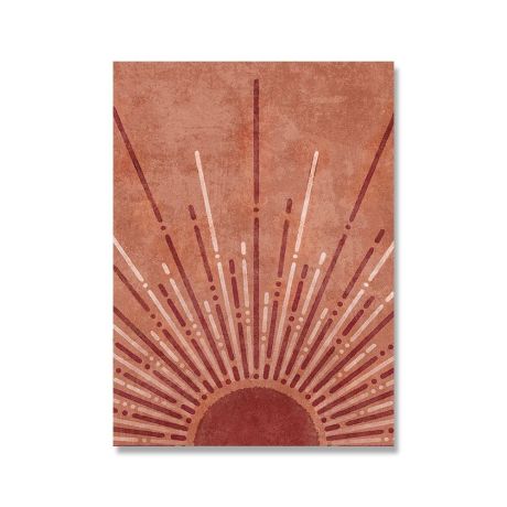 Abstract Sun Moon Meditation Canvas Art - Image 7