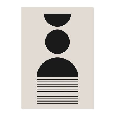 Minimalist Line & Shapes Gallery Wall Canvas Art - Image 5