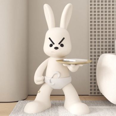 Angry Bunny Tray Statue