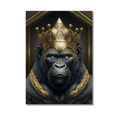 Ancient Metal Tribal Beasts Canvas Art - Image 7