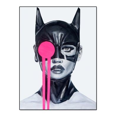 Bat Woman Canvas Art - Image 1