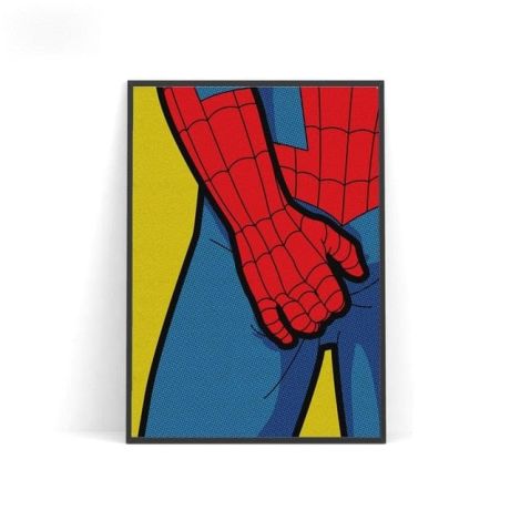 Cartoon Superhero Funny Canvas Art - Image 6