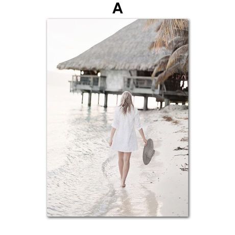 Beach Pier Resort Gallery Wall Canvas Art - Image 6