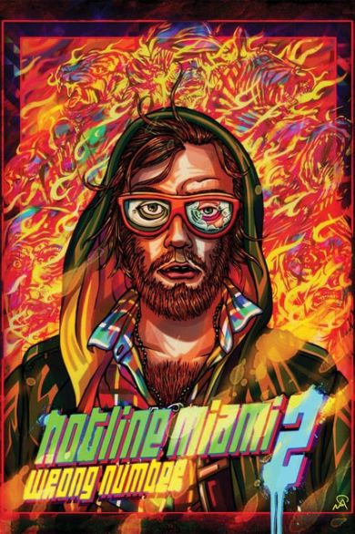 Hotline Miami Synthwave Poster Canvas Art - Image 3