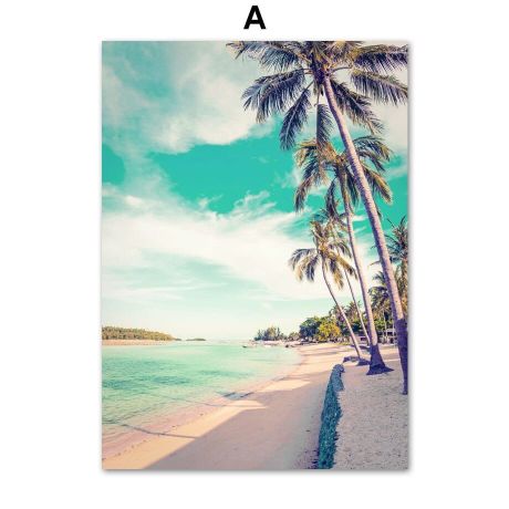 Island Summer Road Trip Gallery Wall Canvas Art - Image 5