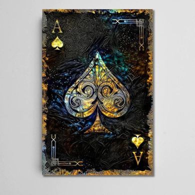 Ace Of Spade Canvas Art - Image 12