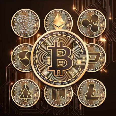 Golden Crypto Canvas Art - Image 5