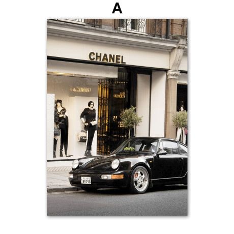 Paris Luxury Brands Gallery Wall Canvas Art - Image 5