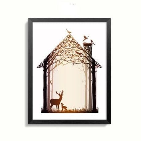 Deer Family Canvas Art - Image 6