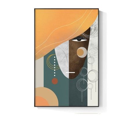 Nordic Abstract Figure Canvas Art - Image 12