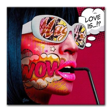 Pop Sexy Ladies Street Graffiti Canvas Art - Image 10
