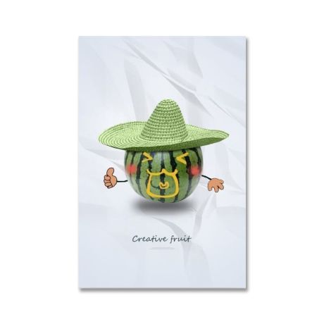 Funny Cartoon Fruit Canvas Art - Image 18