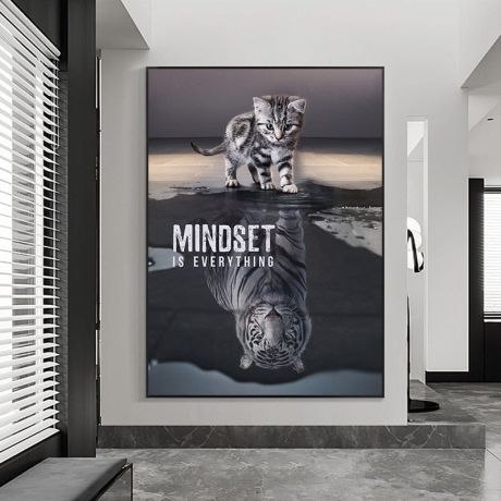 Mindset Is Everything Canvas Art - Image 2